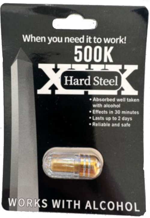 XXX Hard Steel 500K Single Pill 6.99